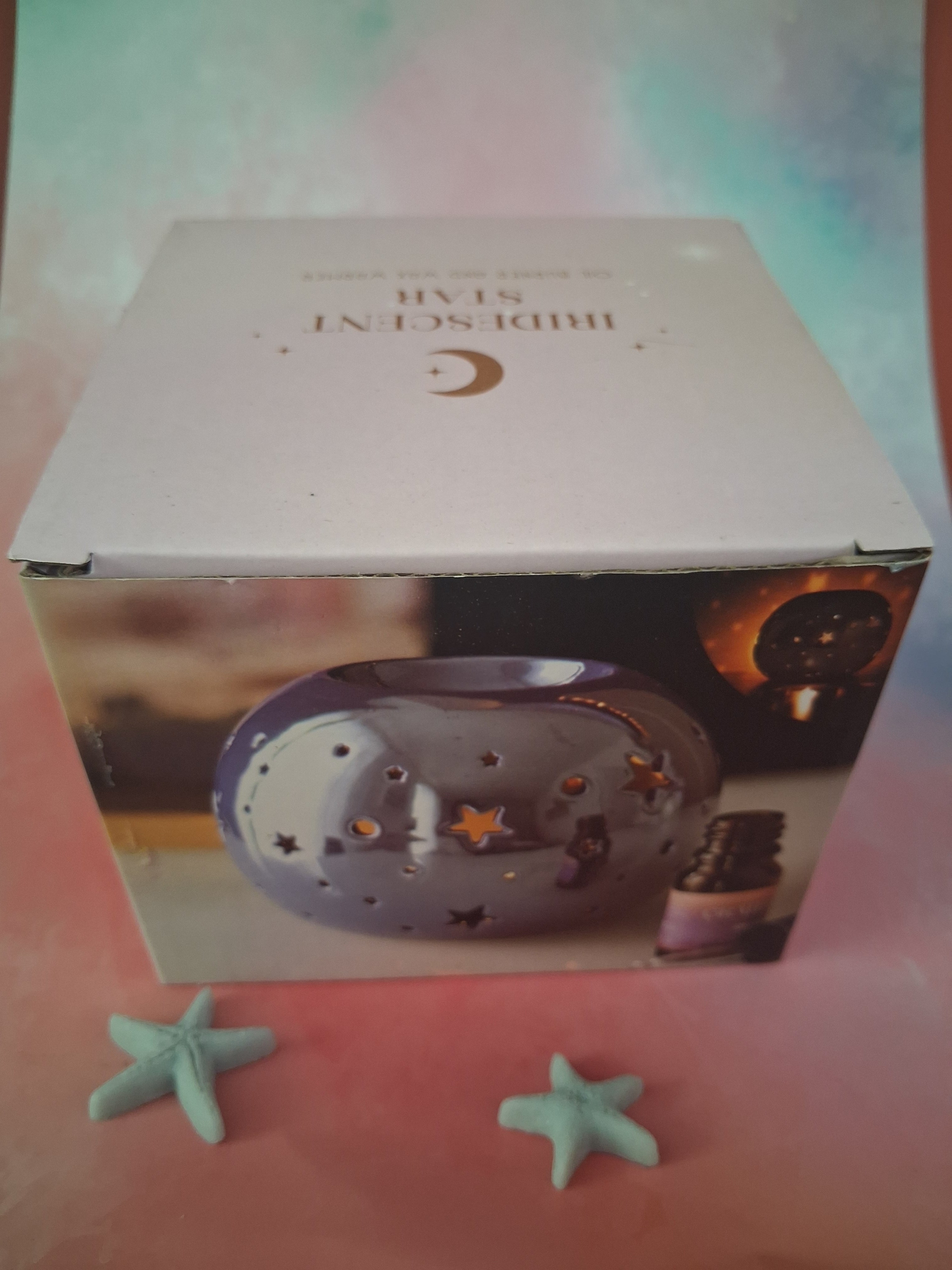 Paarse glow waxmeltbrander