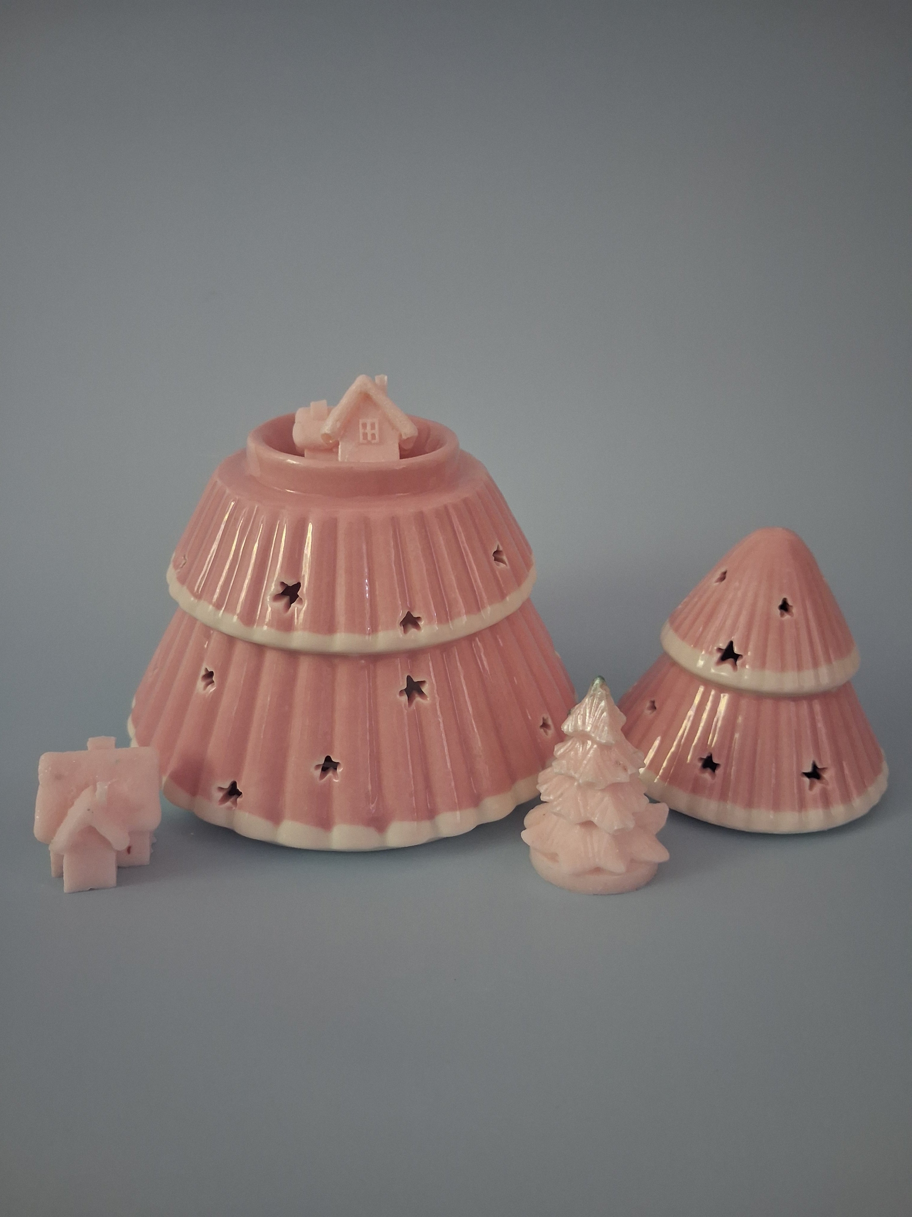 Roze Kerstboom waxmeltbrander